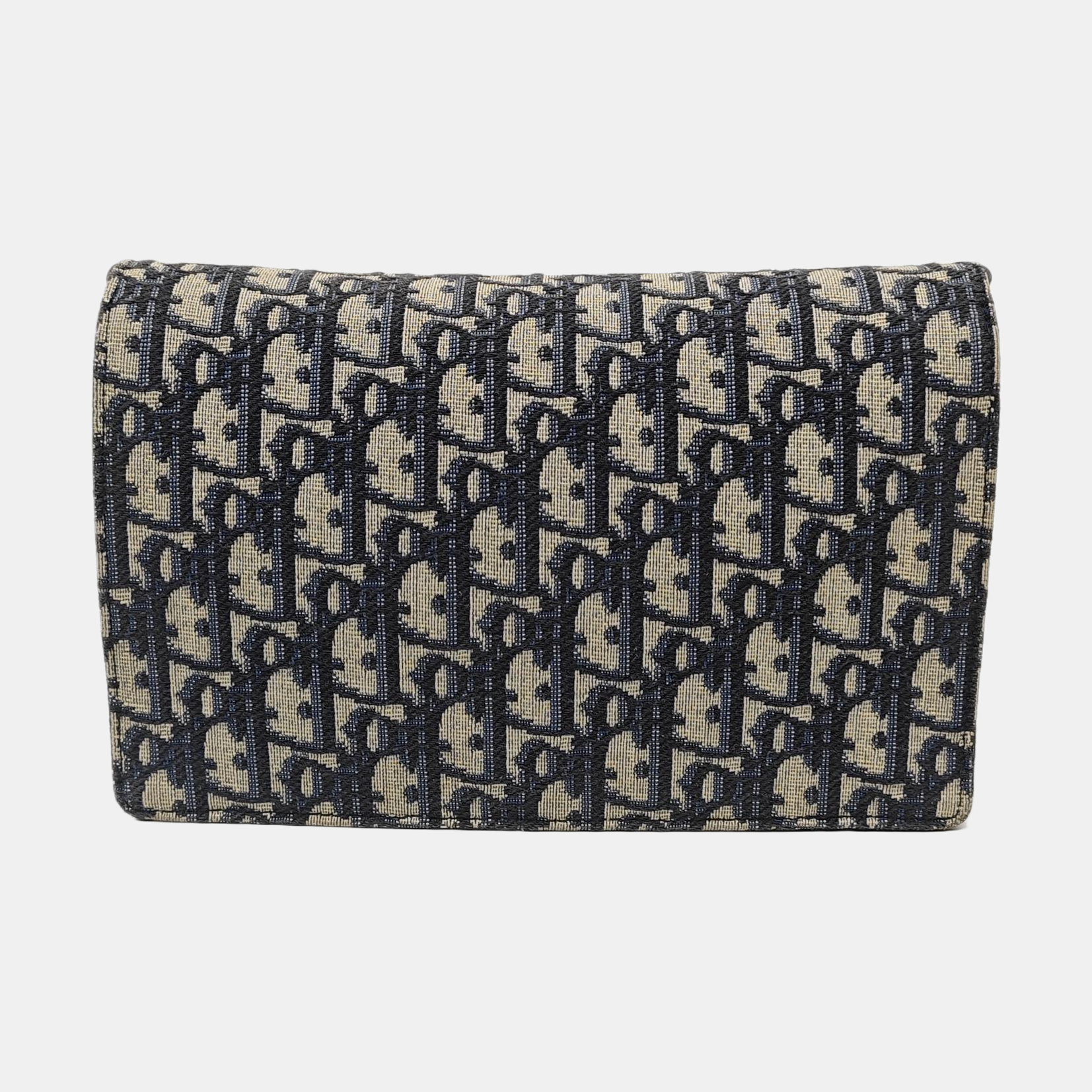 Authenticated pre-owned  Saddle Monogram Canvas Blue - Shoulder Bag at Looply