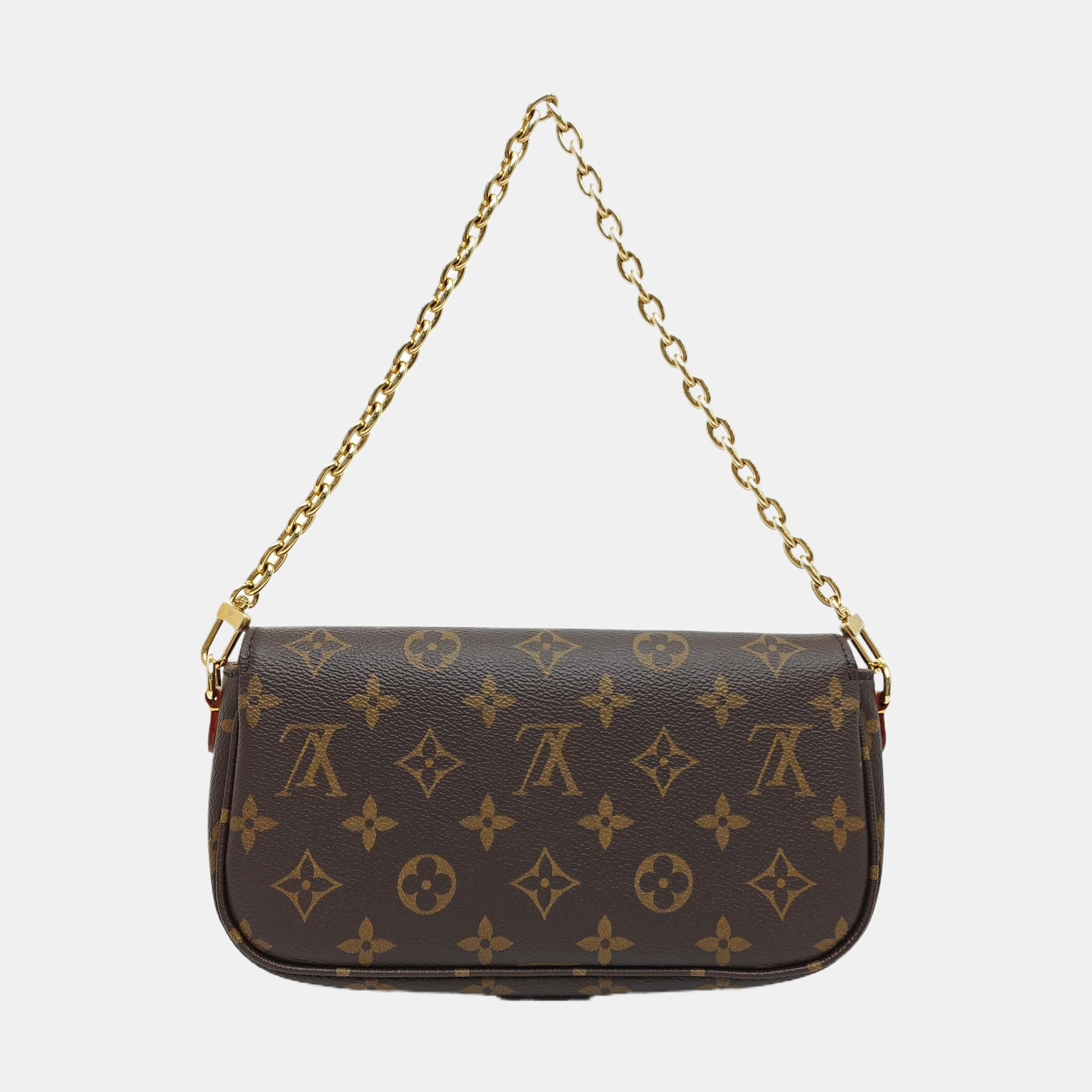 IVY Monogram Coated Canvas Brown