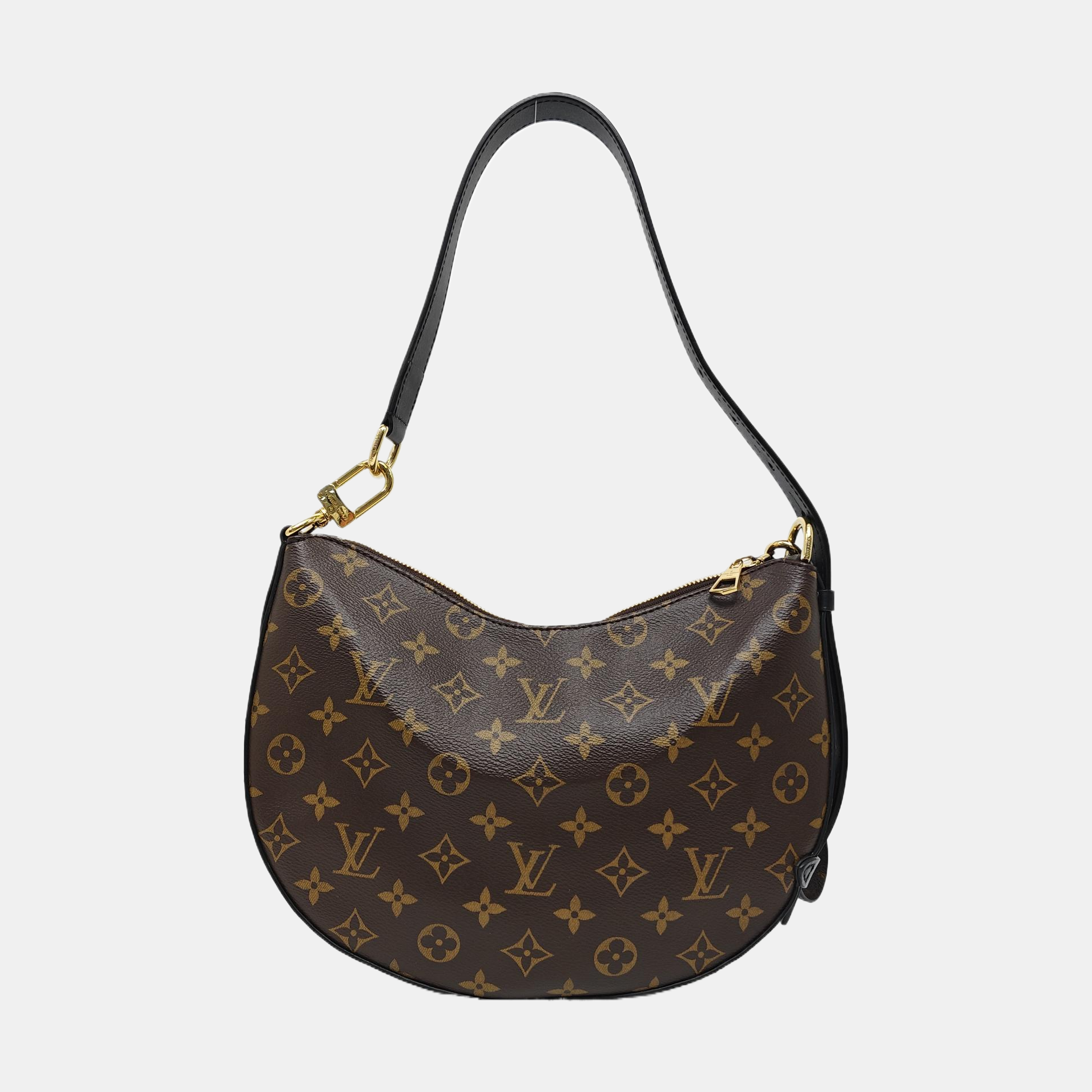 COOKIE BB Monogram Coated Canvas Brown