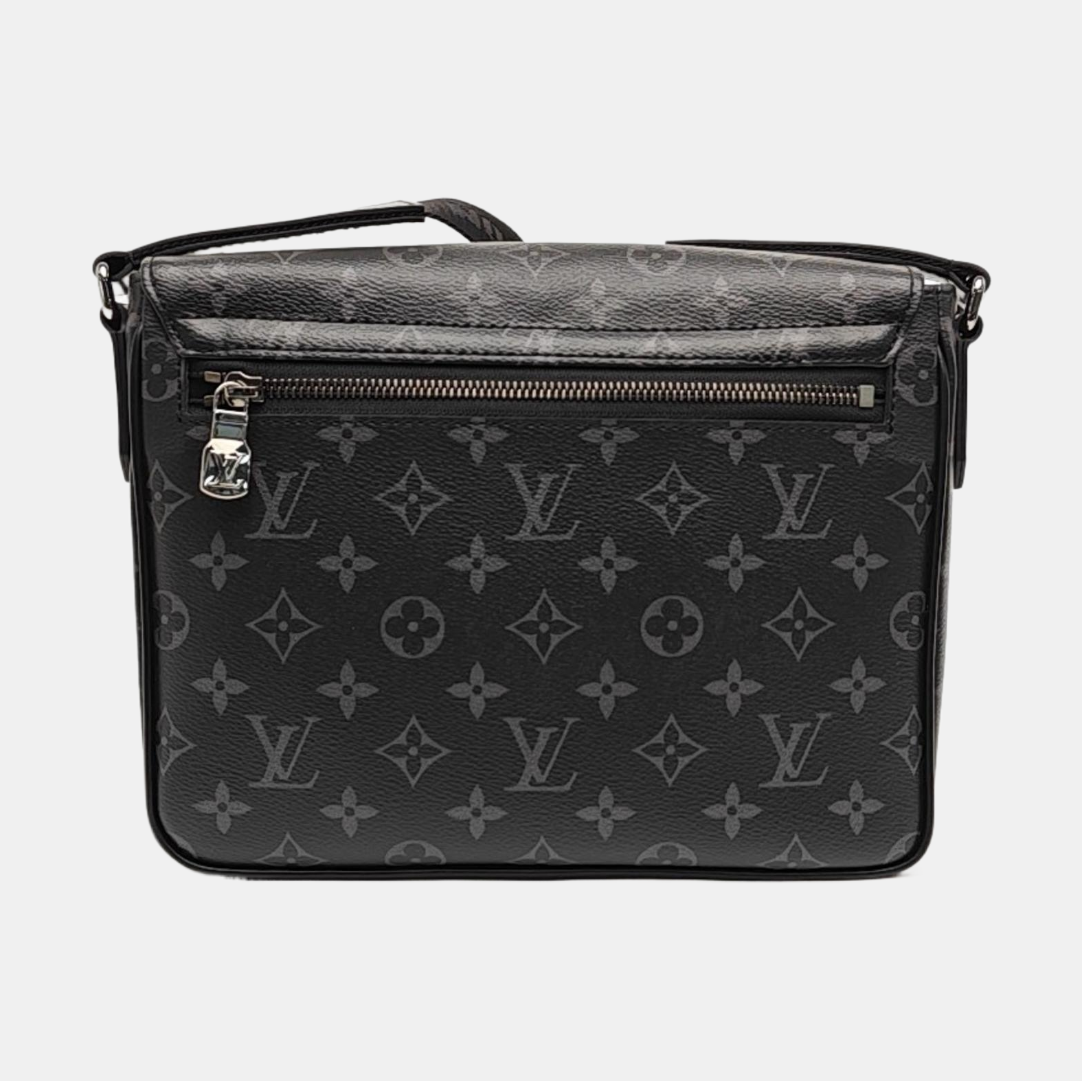 DISTRICT PM Monogram Coated Canvas Black