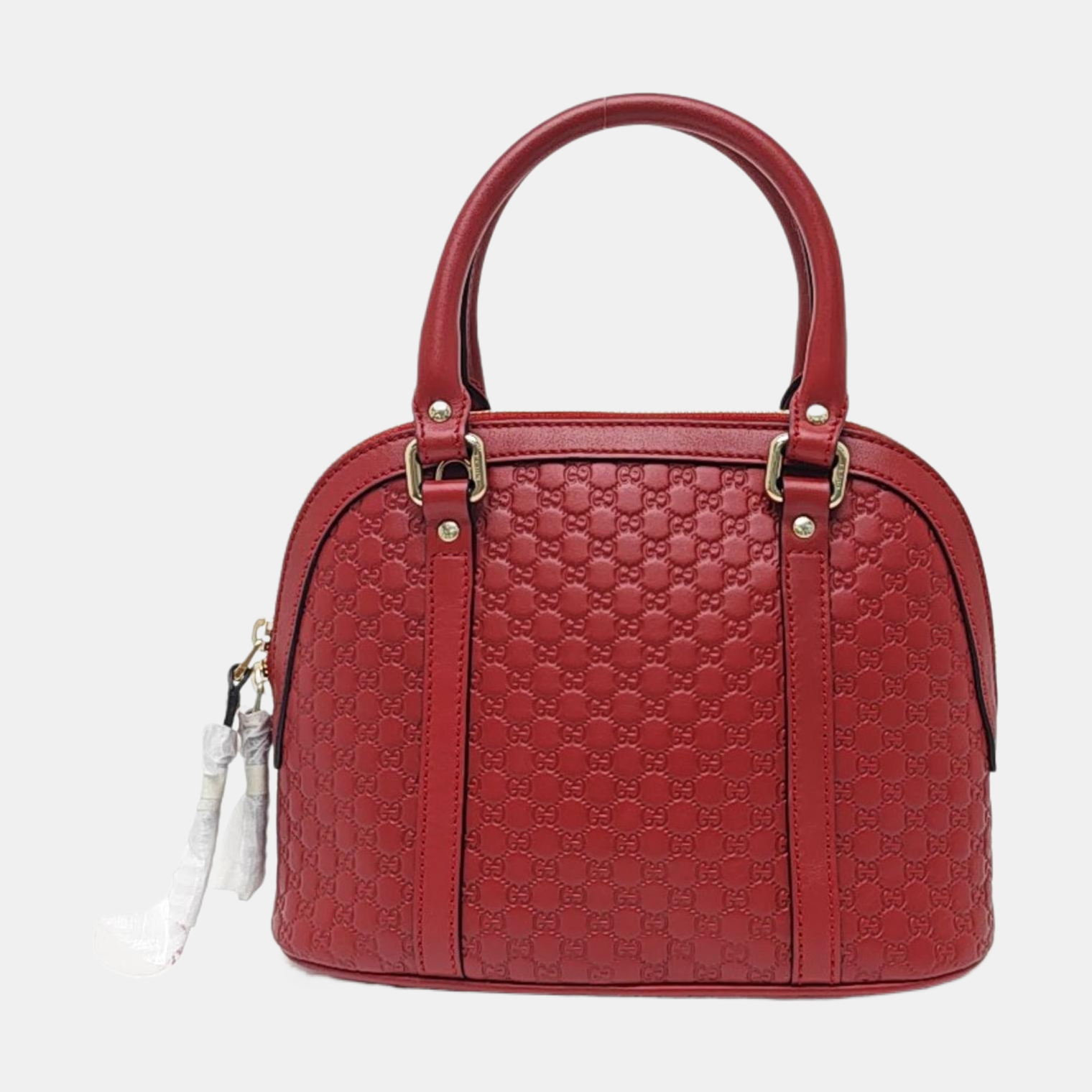Microguccissima Monogram Calfskin Red