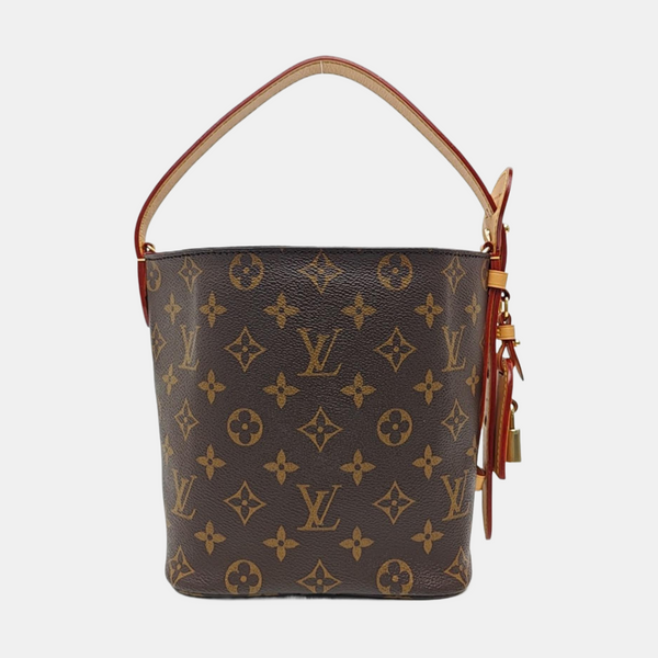 ALL IN Monogram Coated Canvas Brown