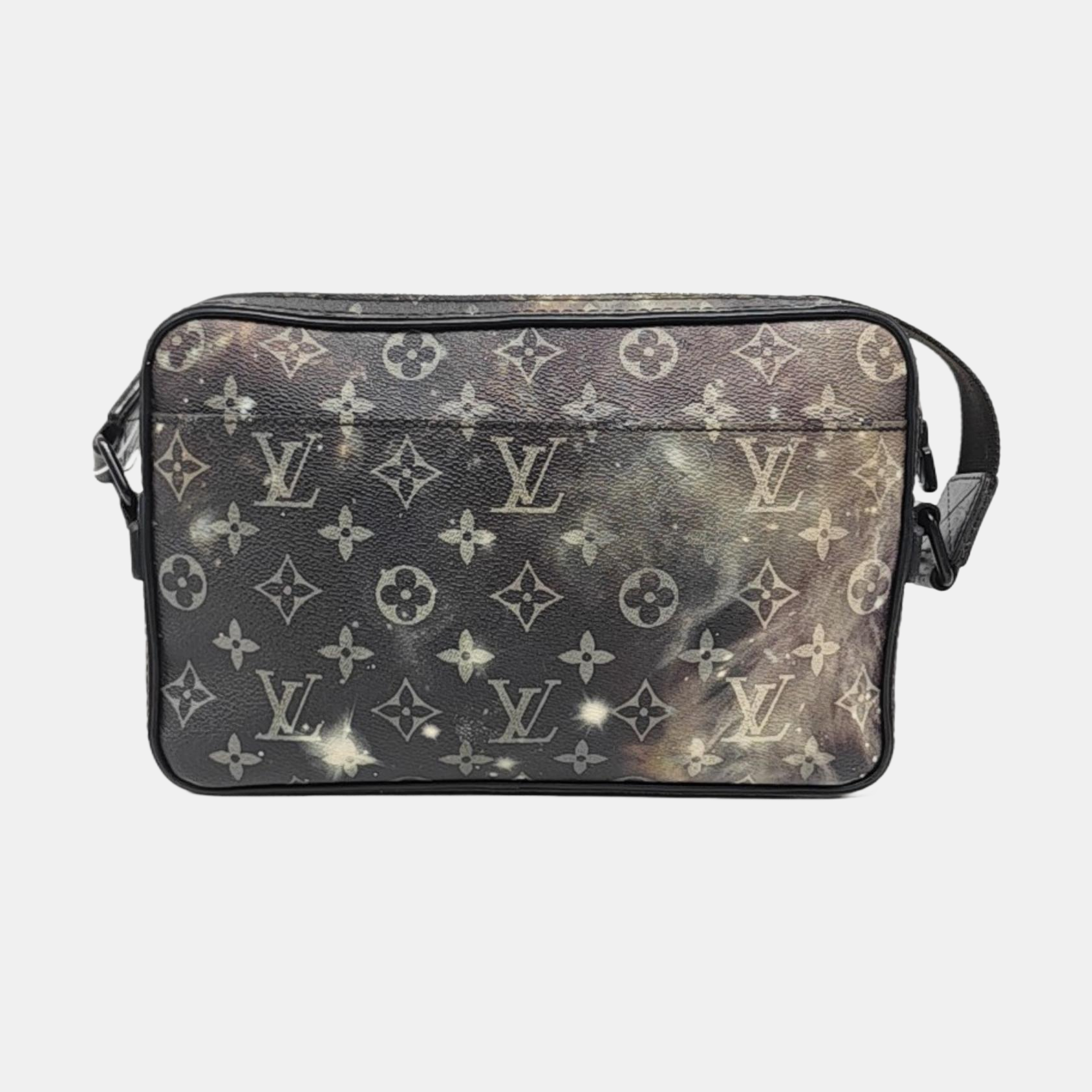 ALPHA Monogram Coated Canvas Gray