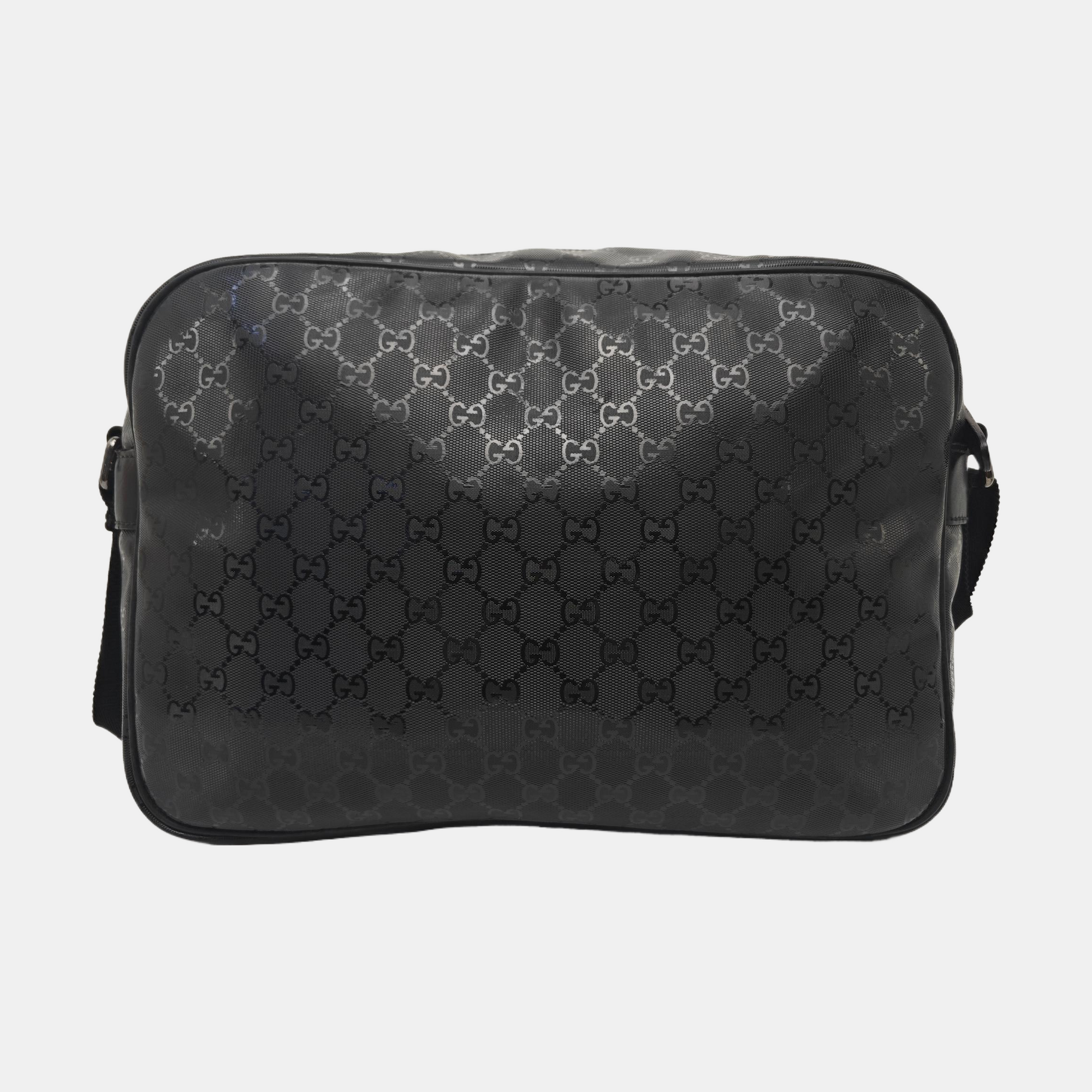 GG Imprime Monogram Coated Canvas Black
