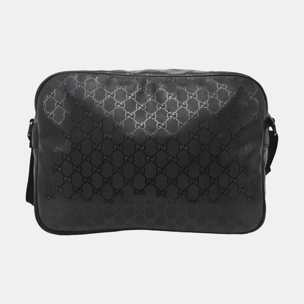 GG Imprime Monogram Coated Canvas Black