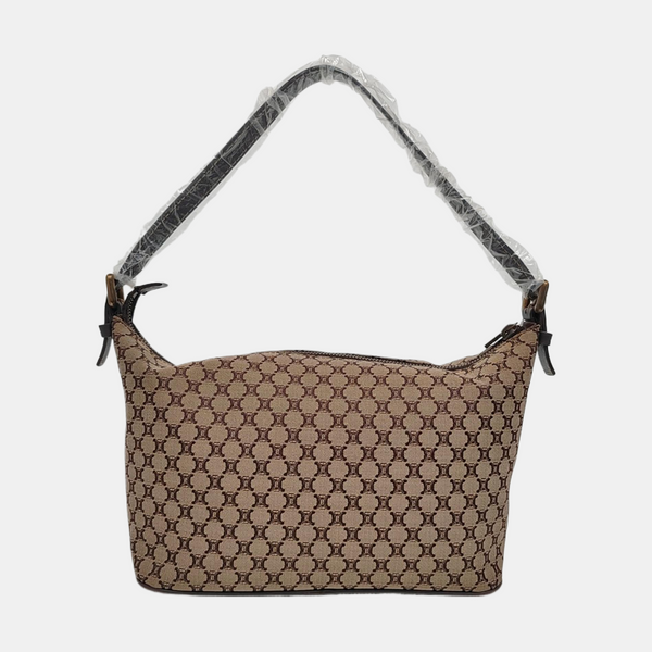 Canvas Top Handle Bag Brown