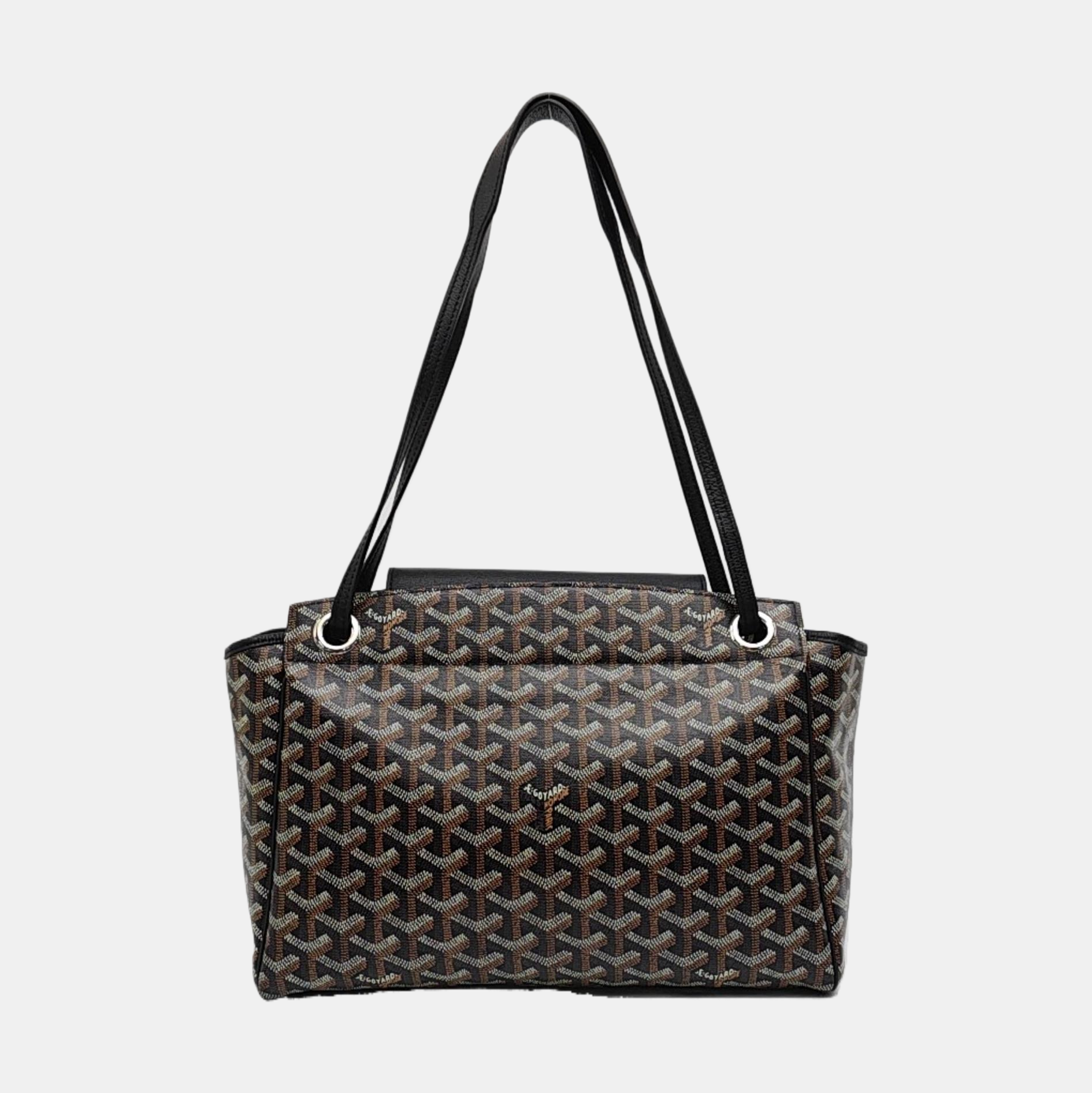 Rouette PM Coated Canvas Brown