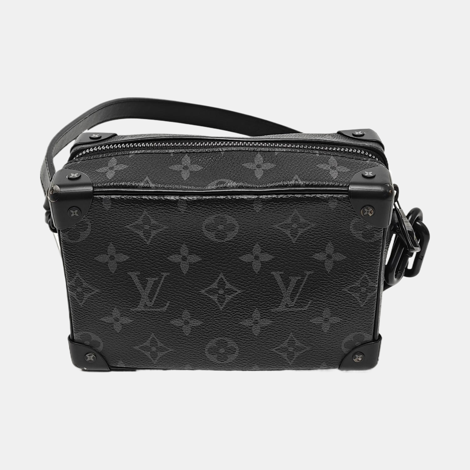SOFT TRUNK Mini Monogram Coated Canvas Black