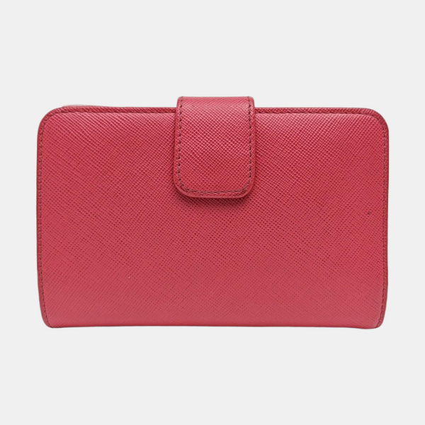 Saffiano Calfskin Wallet Red