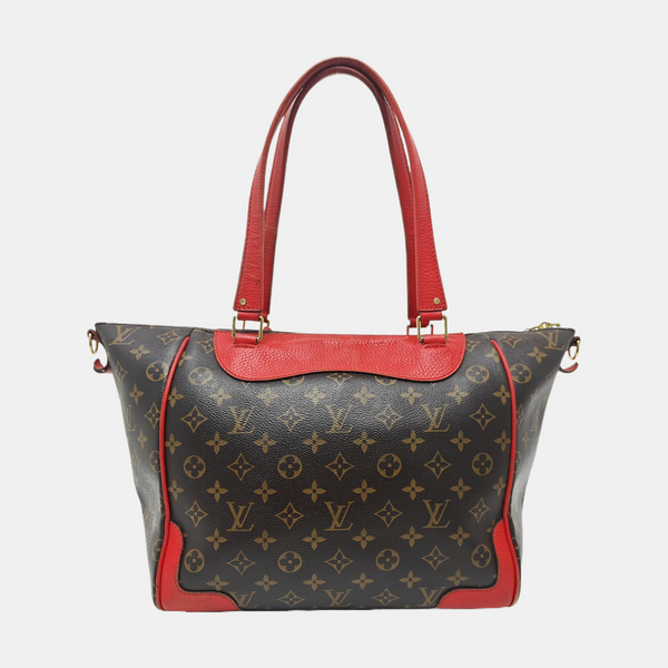 ESTRELA Monogram Coated Canvas Brown