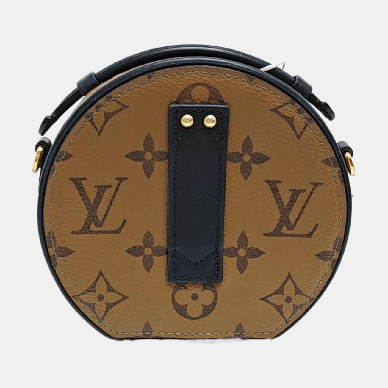 BOITE CHAPEAU Mini Monogram Coated Canvas Brown