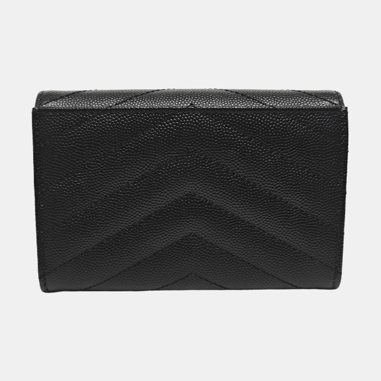 MONOGRAM Chevron Calfskin Black Wallet