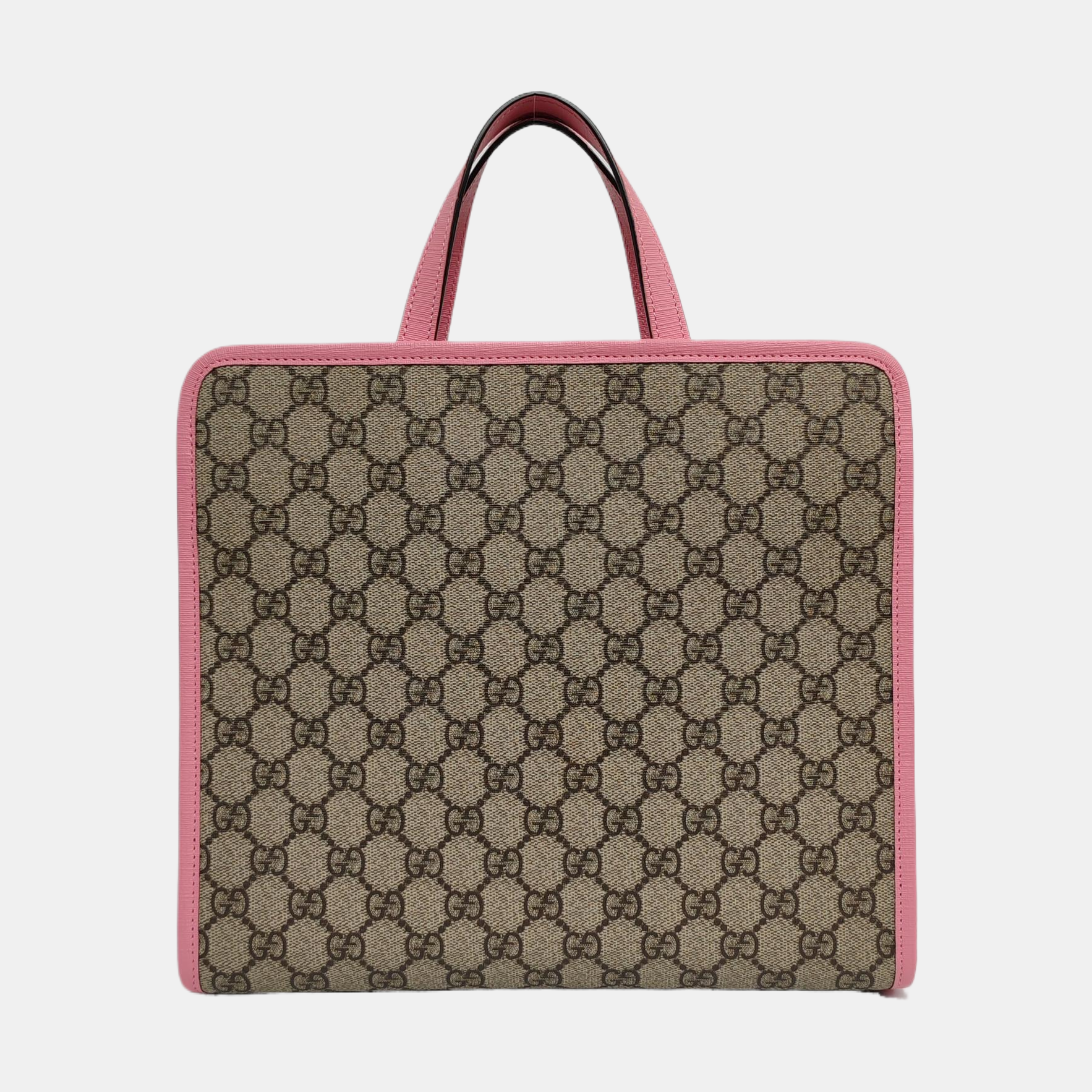 Children’s GG Bucket Monogram Coated Canvas Beige