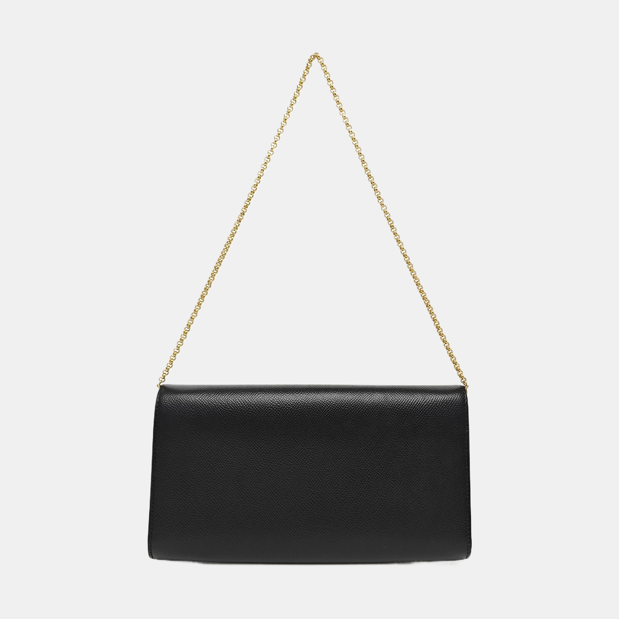 Gancini Mini Calfskin Black