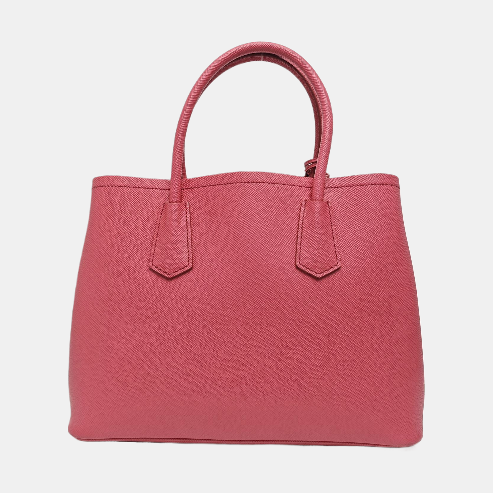 Saffiano Calfskin Tote Bag Medium Red