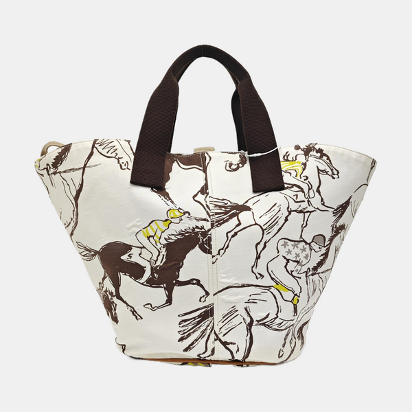 Panier De Plage Canvas White