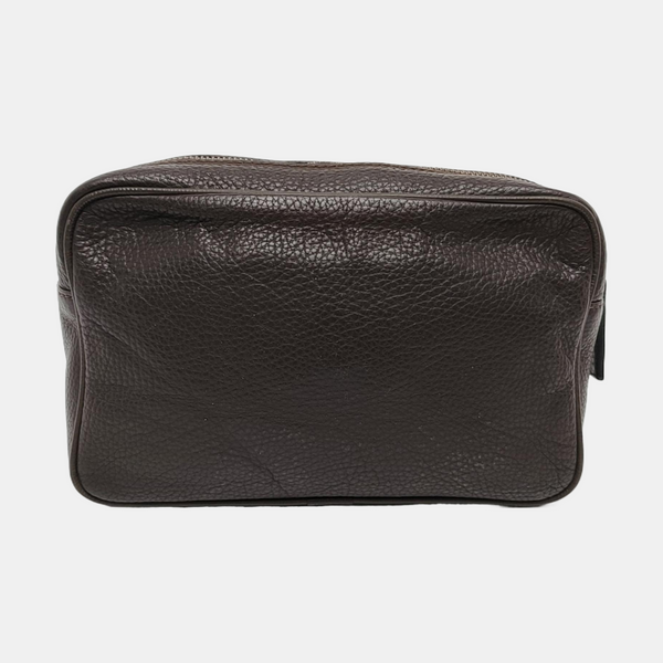 Leather Clutch Brown