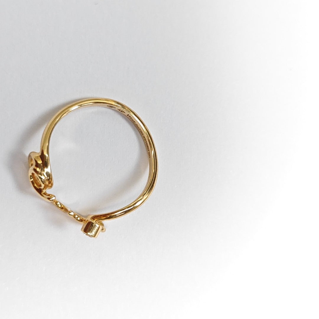 Oui 18k Gold Ring EU 50
