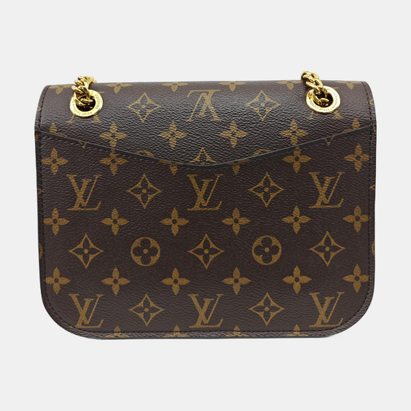 PASSY Monogram Coated Canvas Brown