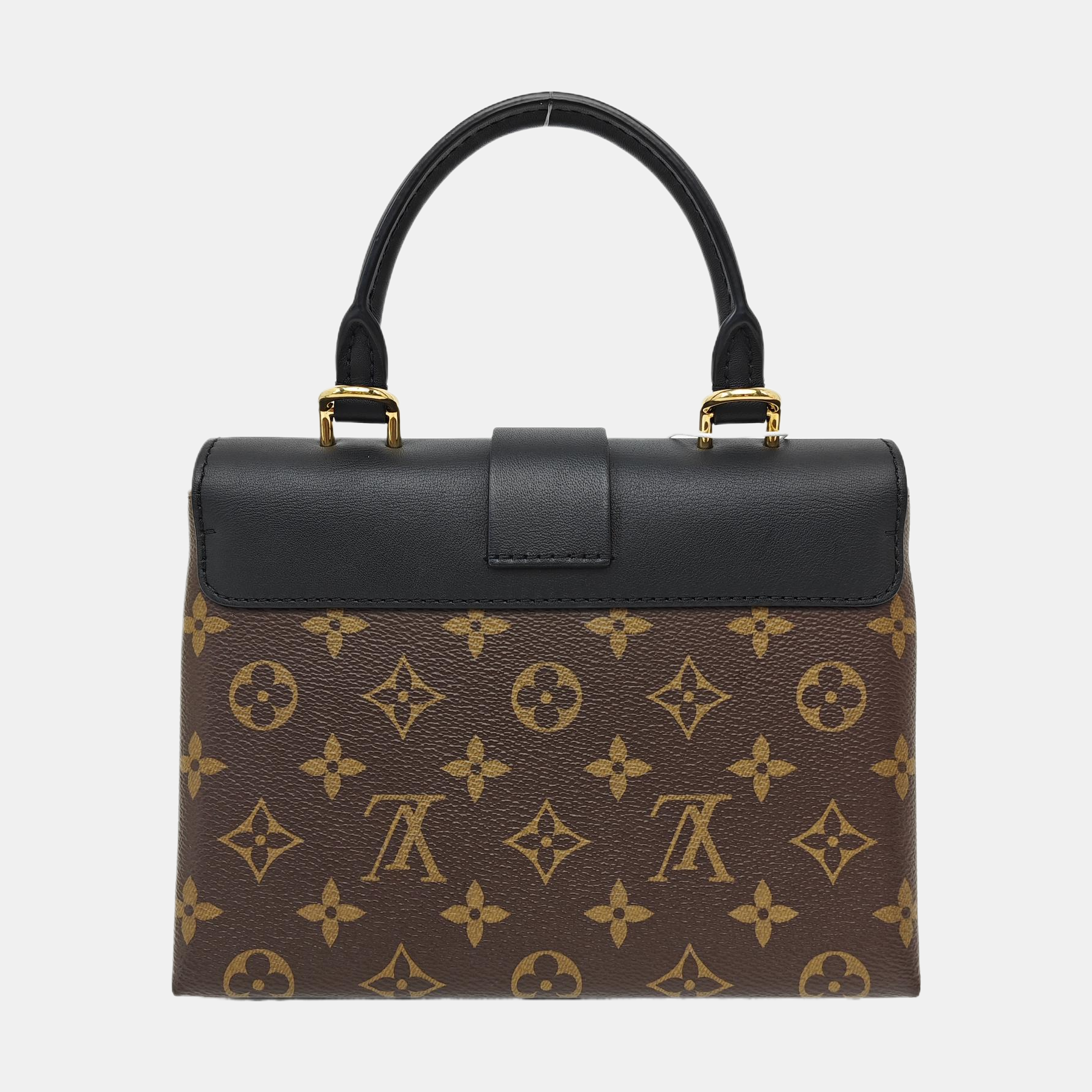 LOCKY BB Monogram Coated Canvas Brown