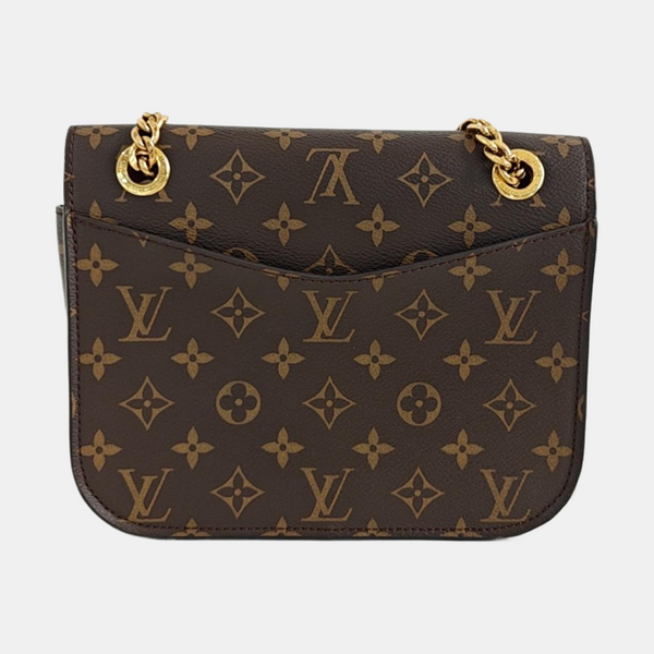 PASSY Monogram Coated Canvas Brown