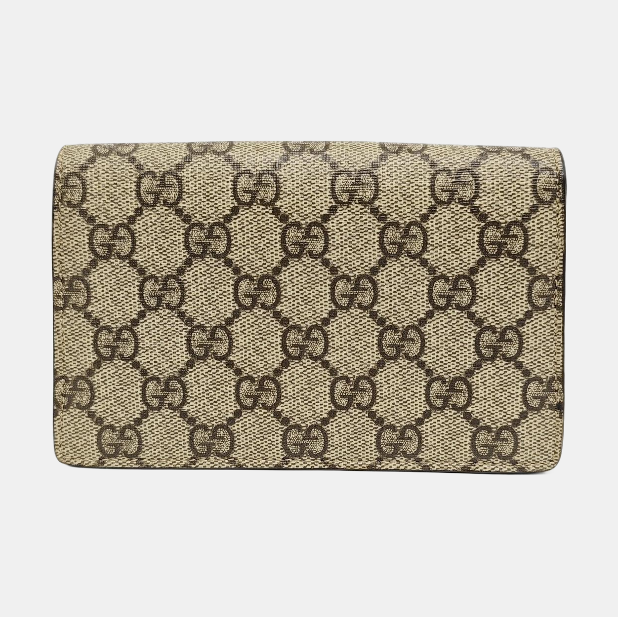 Dionysus Super Mini Monogram Coated Canvas Beige