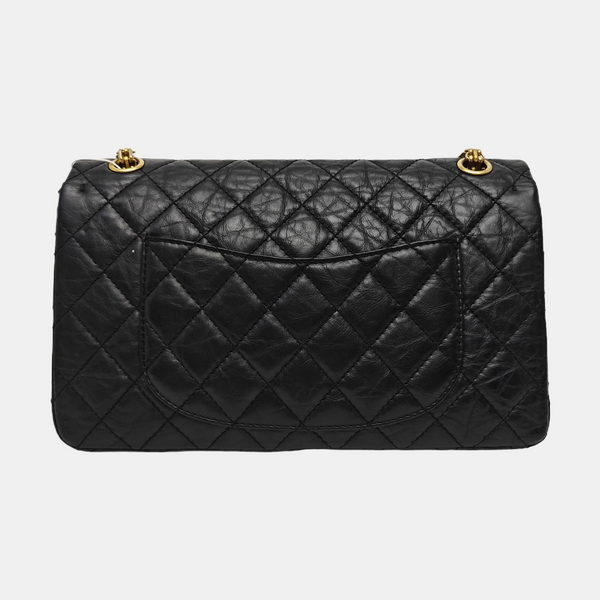 2.55 227 (jumbo) Quilted Calfskin Black