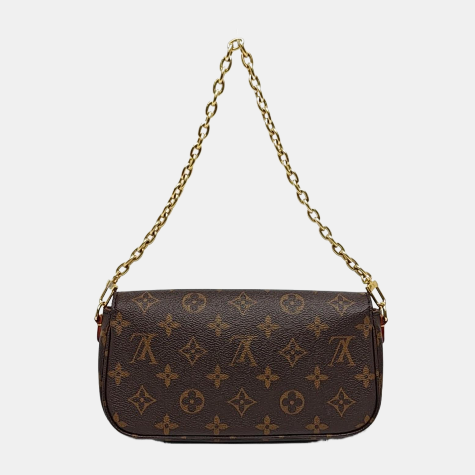 IVY Monogram Coated Canvas Brown