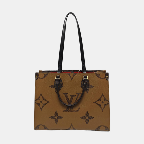 ONTHEGO MM Monogram Coated Canvas Brown
