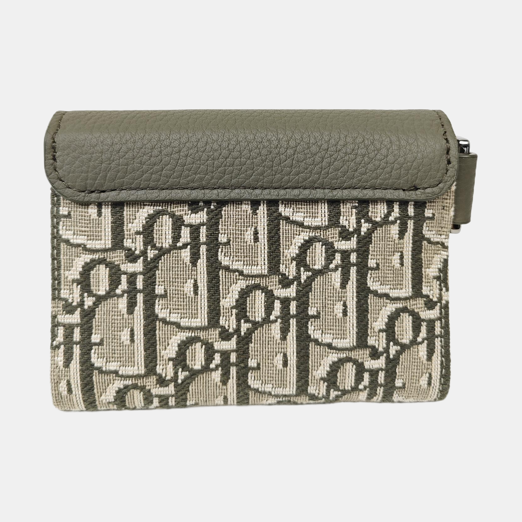 Saddle Mini Oblique Canvas Green