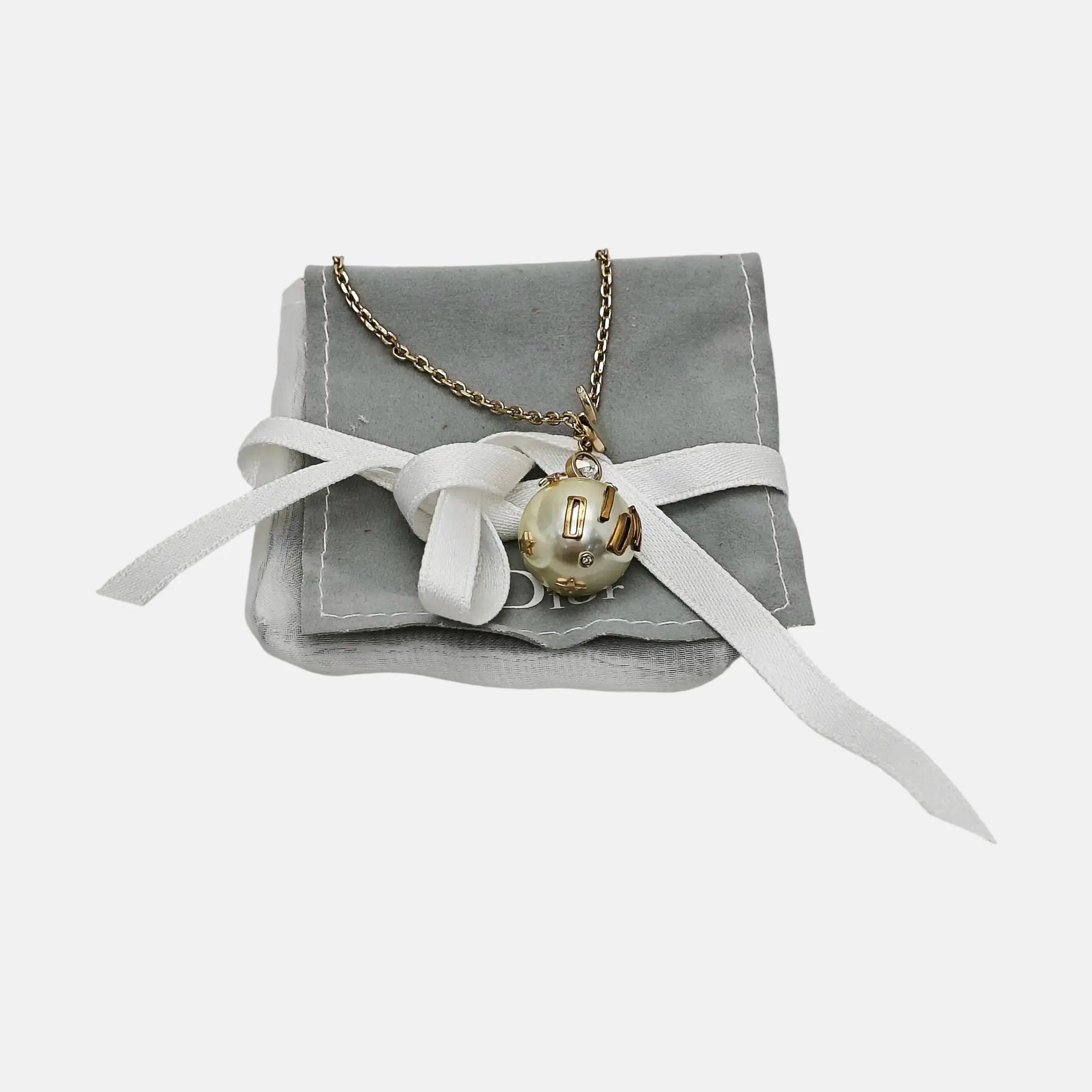 Twist Round Metal Gold Necklace