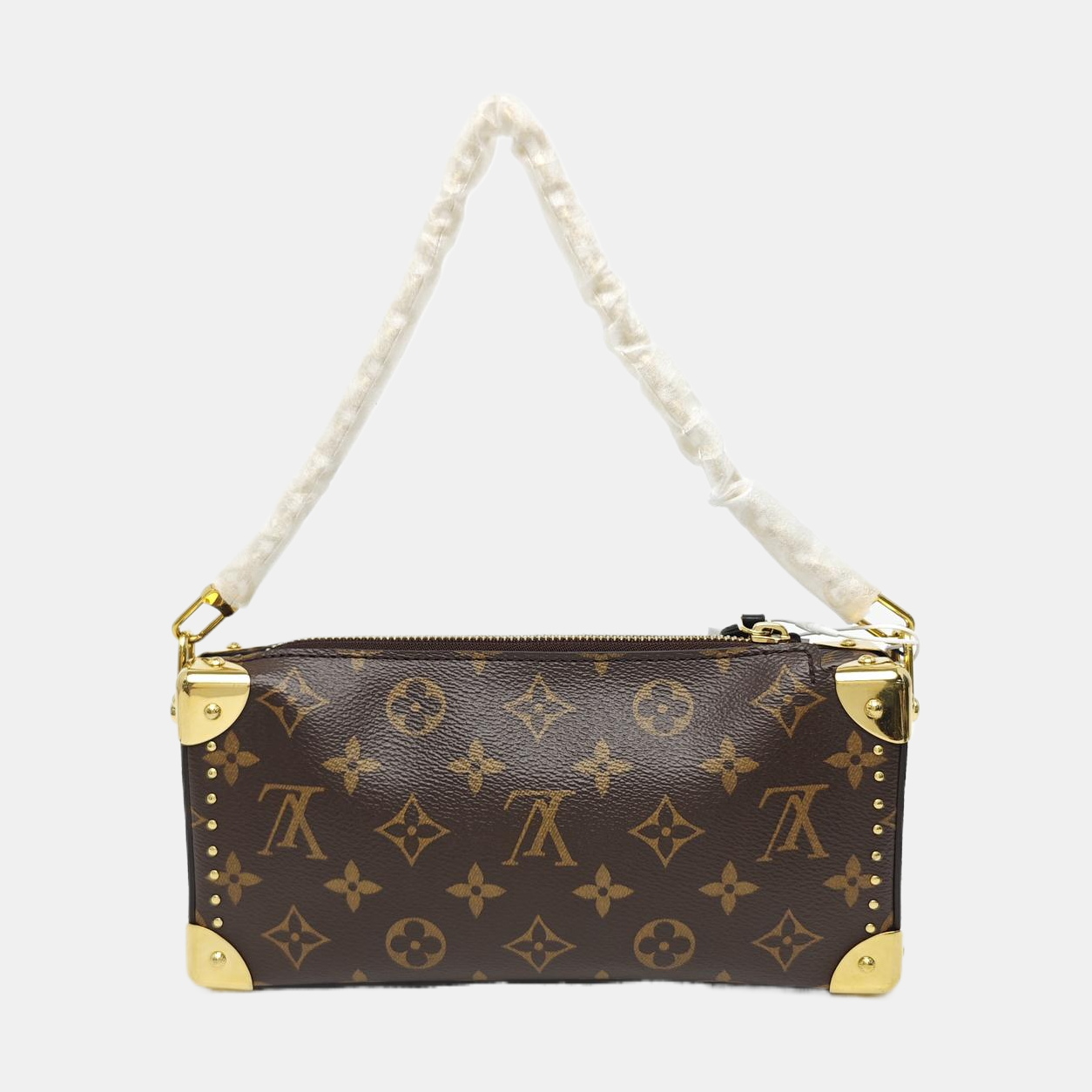 SLIM TRUNK Monogram Coated Canvas Brown