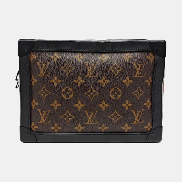 SOFT TRUNK Monogram Coated Canvas Brown