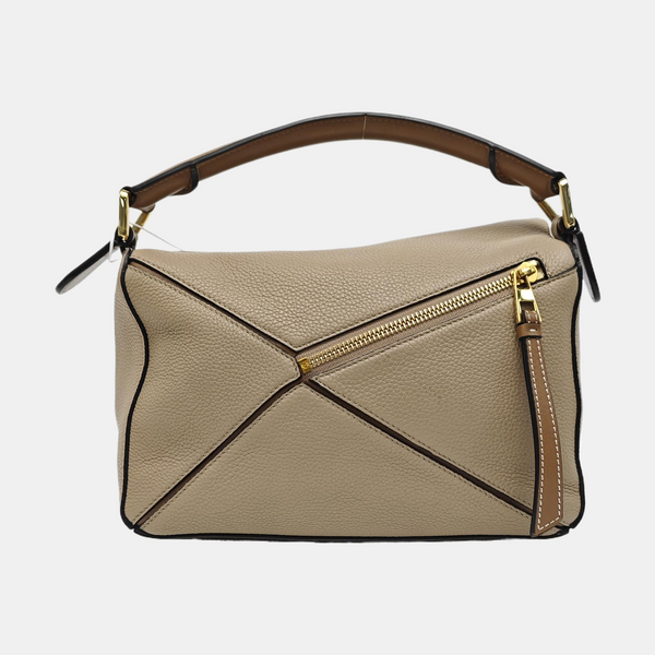 Puzzle Small Calfskin Beige