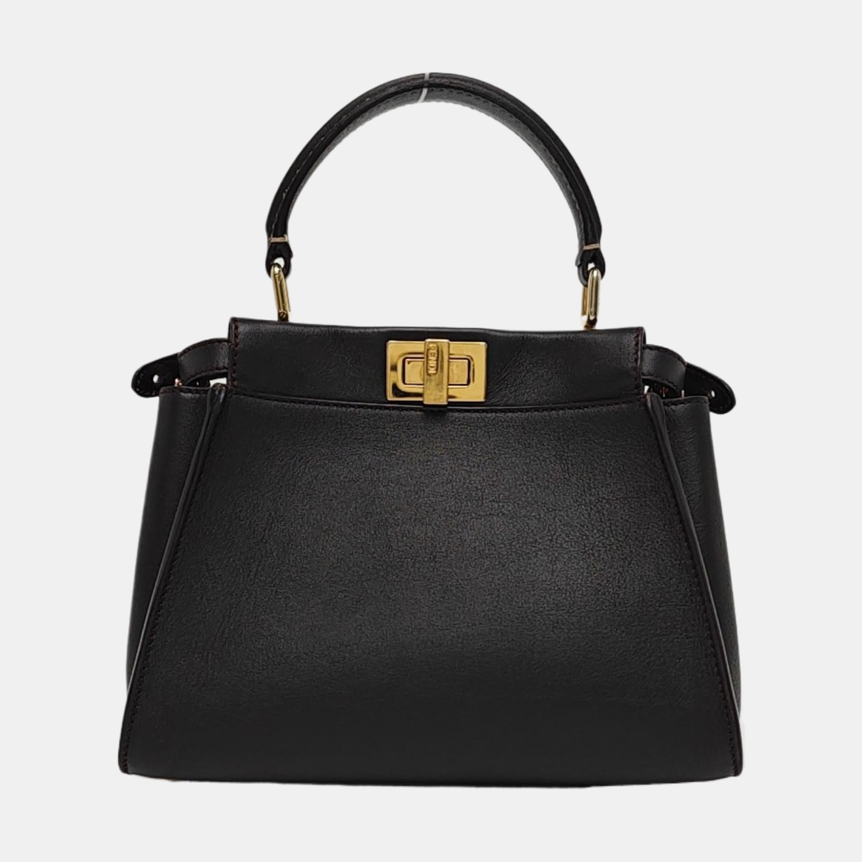 Peekaboo Mini Lambskin Black