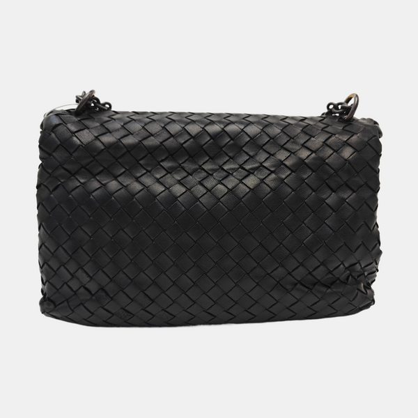 Lambskin Shoulder Bag Black