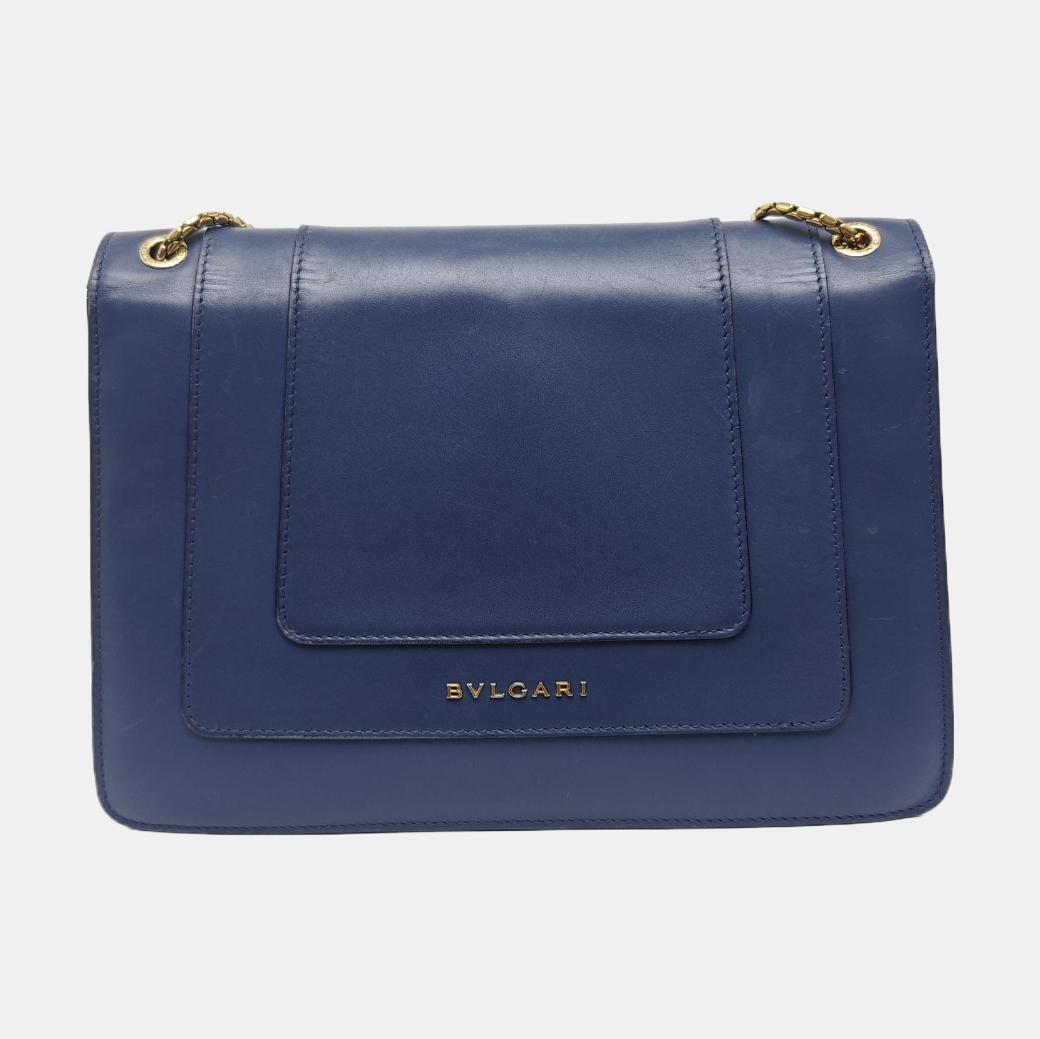 SERPENTI FOREVER Medium Calfskin Blue