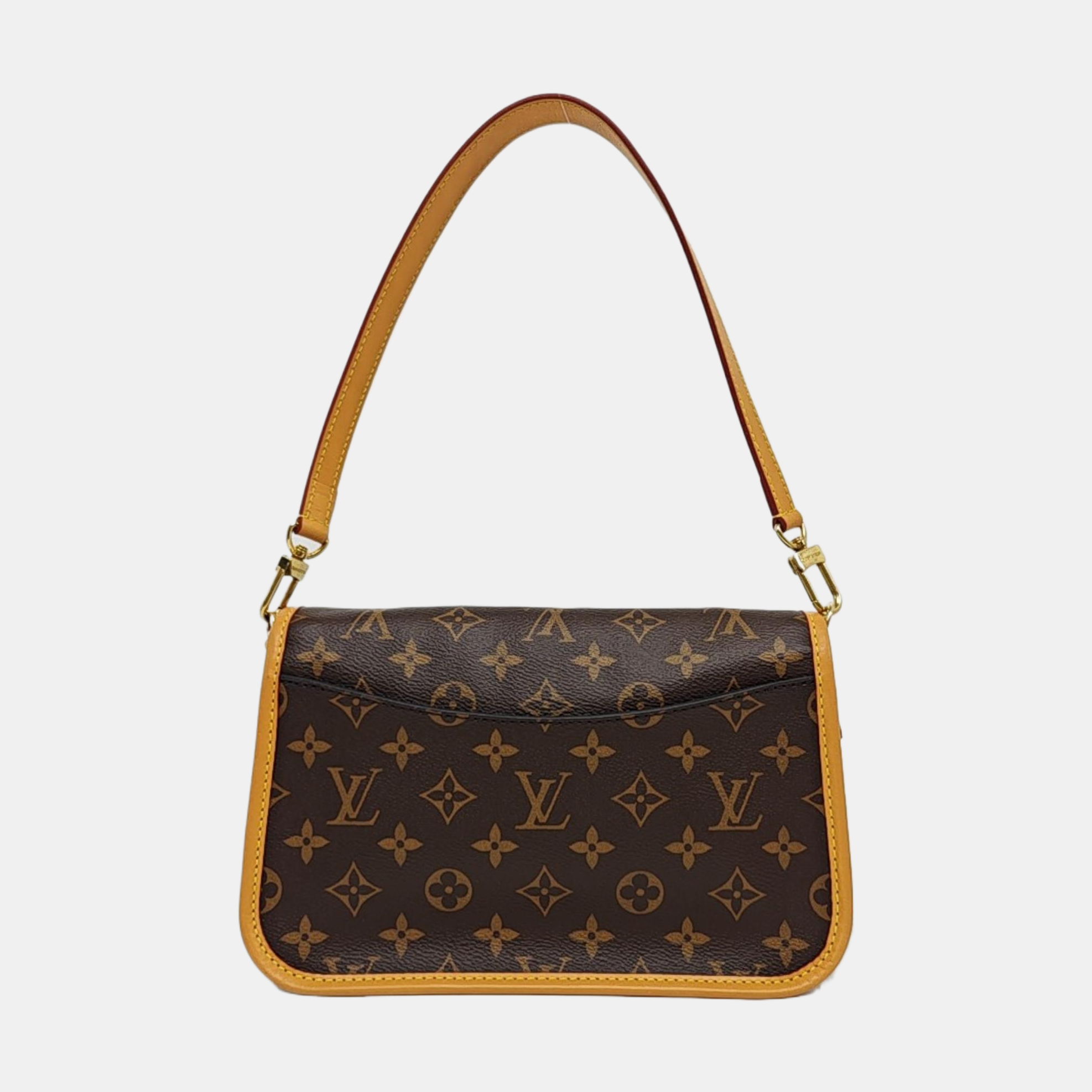 DIANE Monogram Coated Canvas Brown