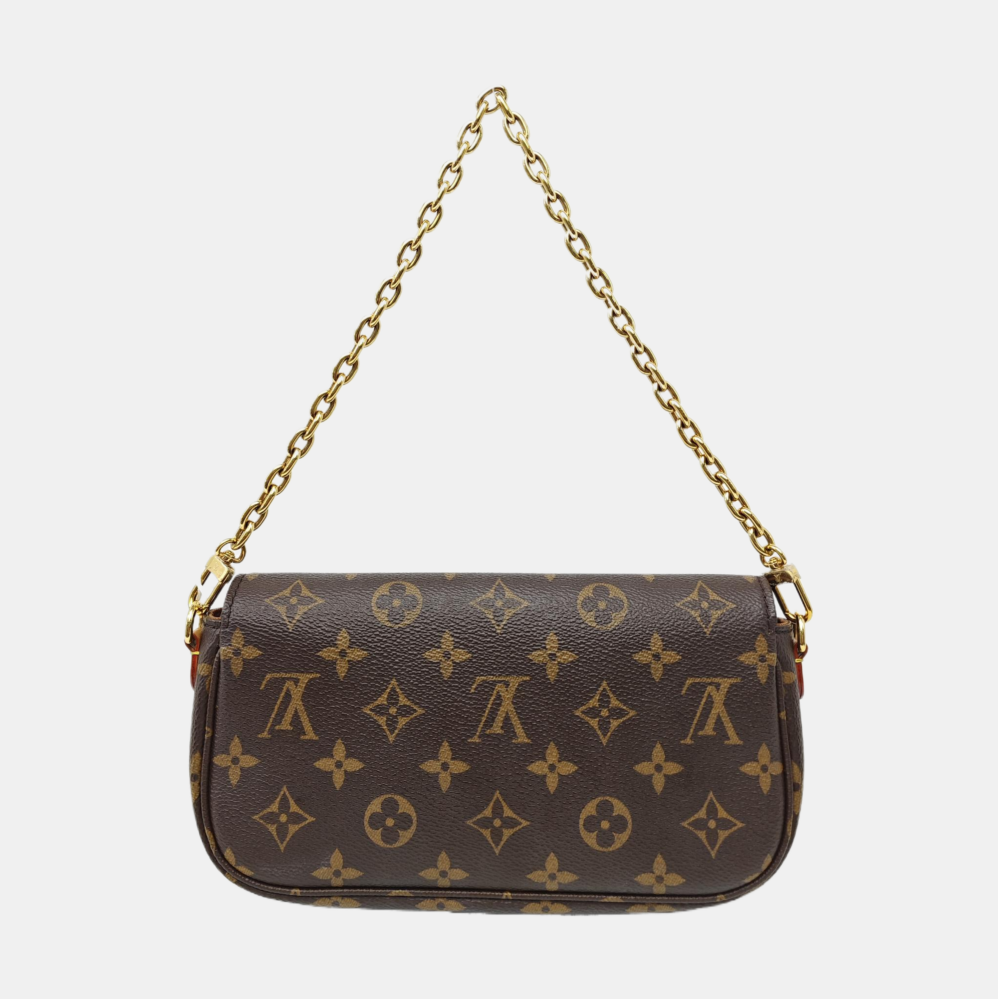 IVY Monogram Coated Canvas Brown