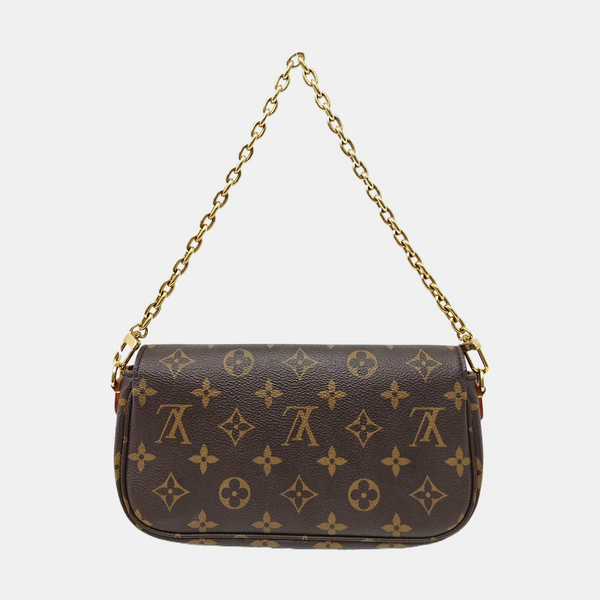 IVY Monogram Coated Canvas Brown