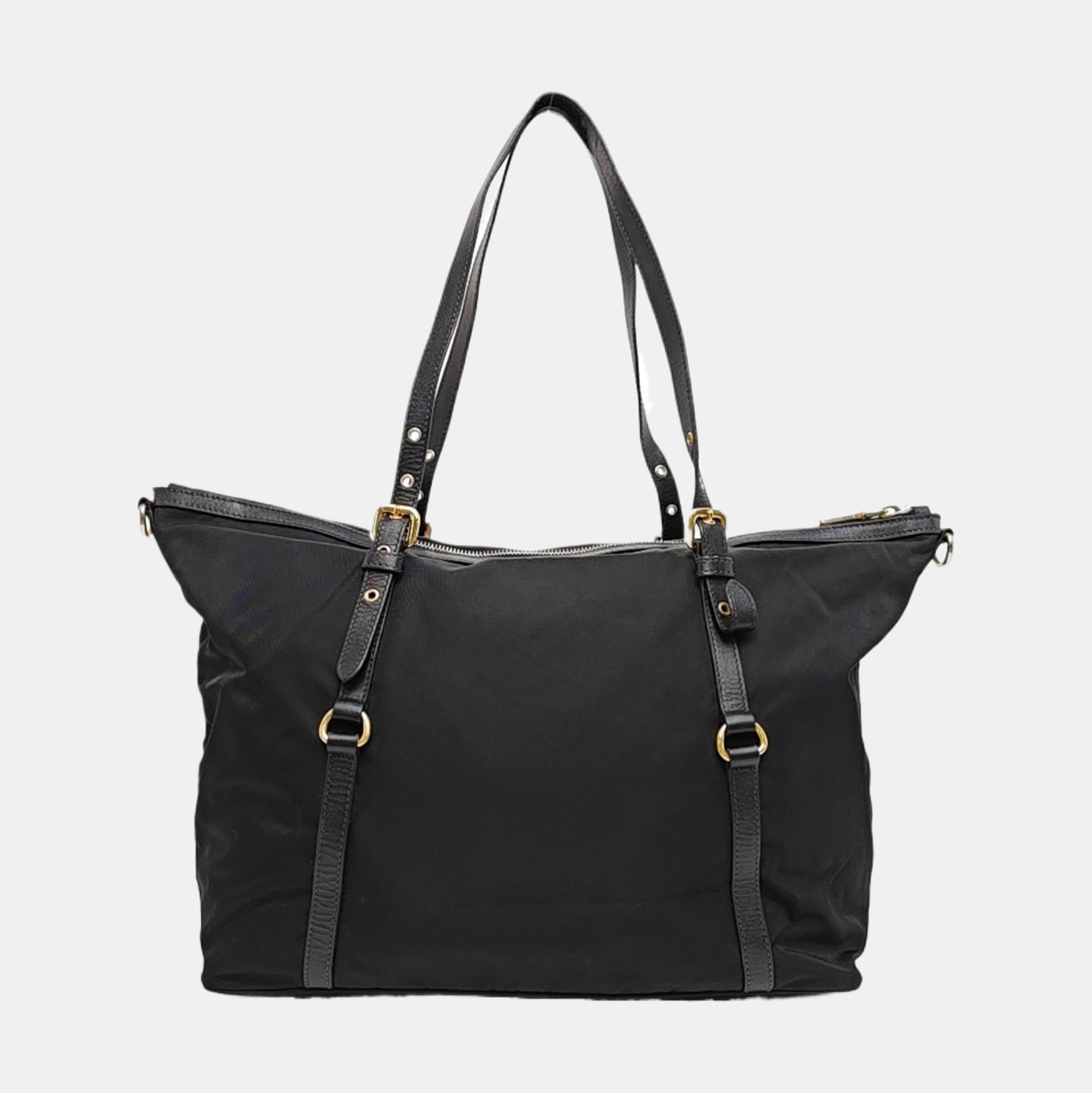 Nylon Tote Bag Black