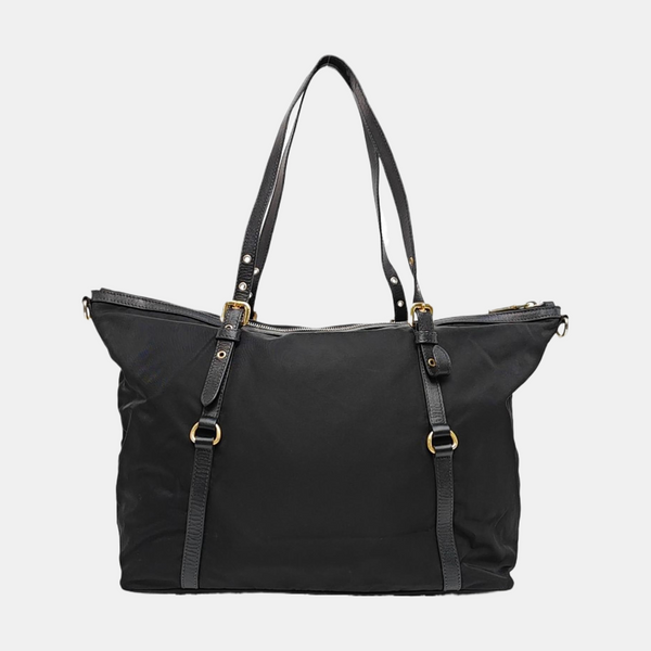 Nylon Tote Bag Black