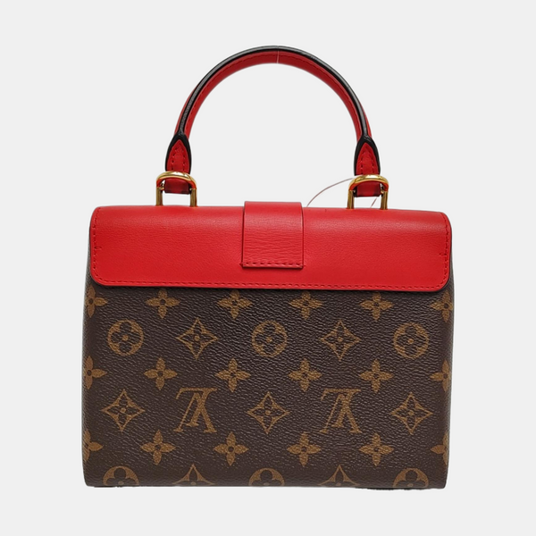 Locky BB Lona Monogram Revestida Roja
