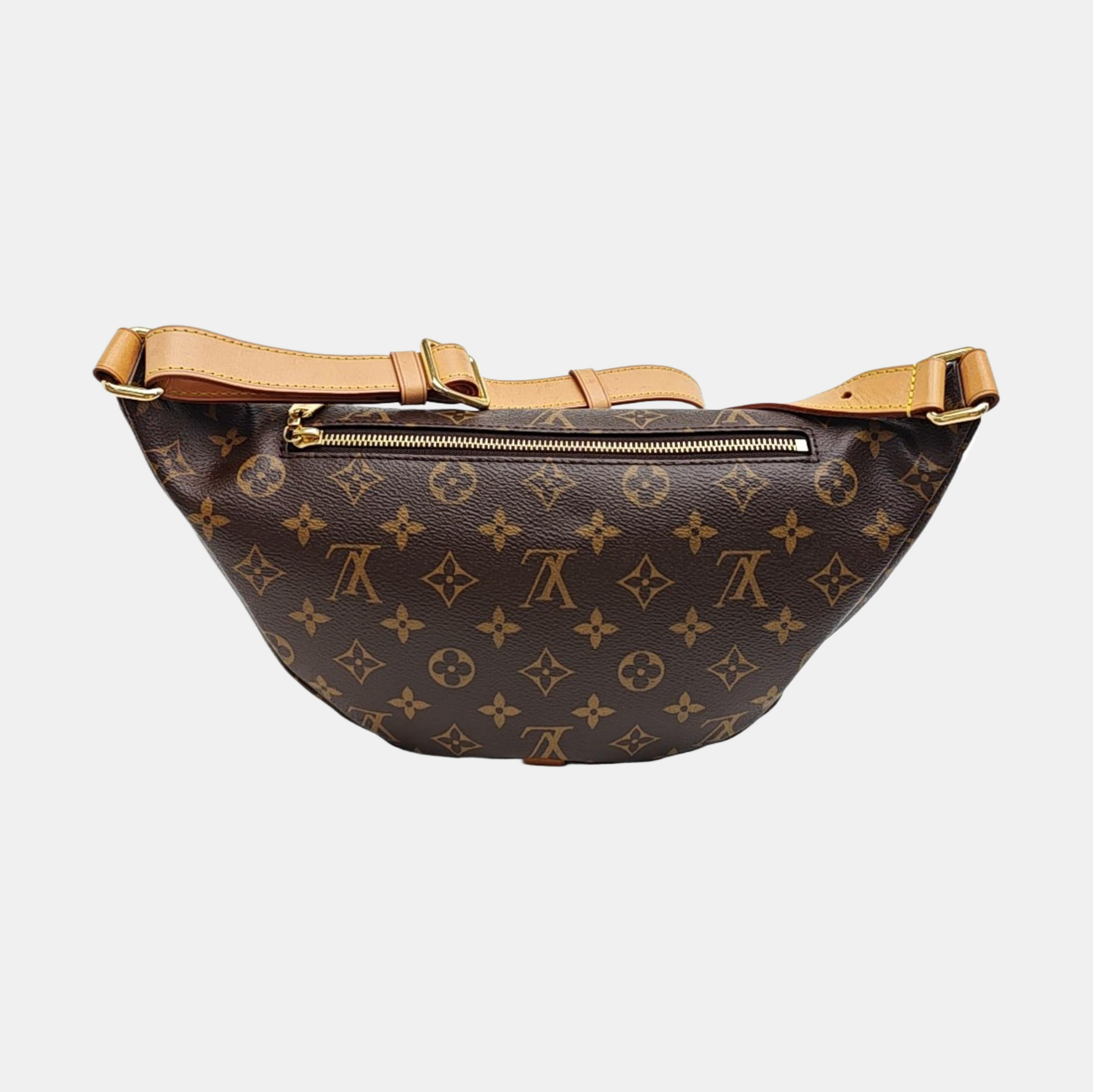 BUMBAG Monogram Coated Canvas Brown