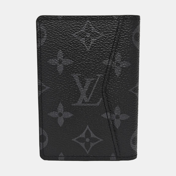 Monogram Coated Canvas Wallet Mini Black