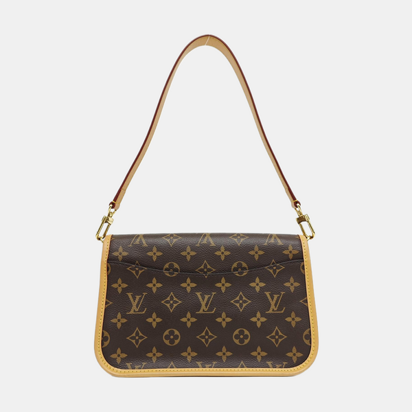 DIANE Monogram Coated Canvas Brown