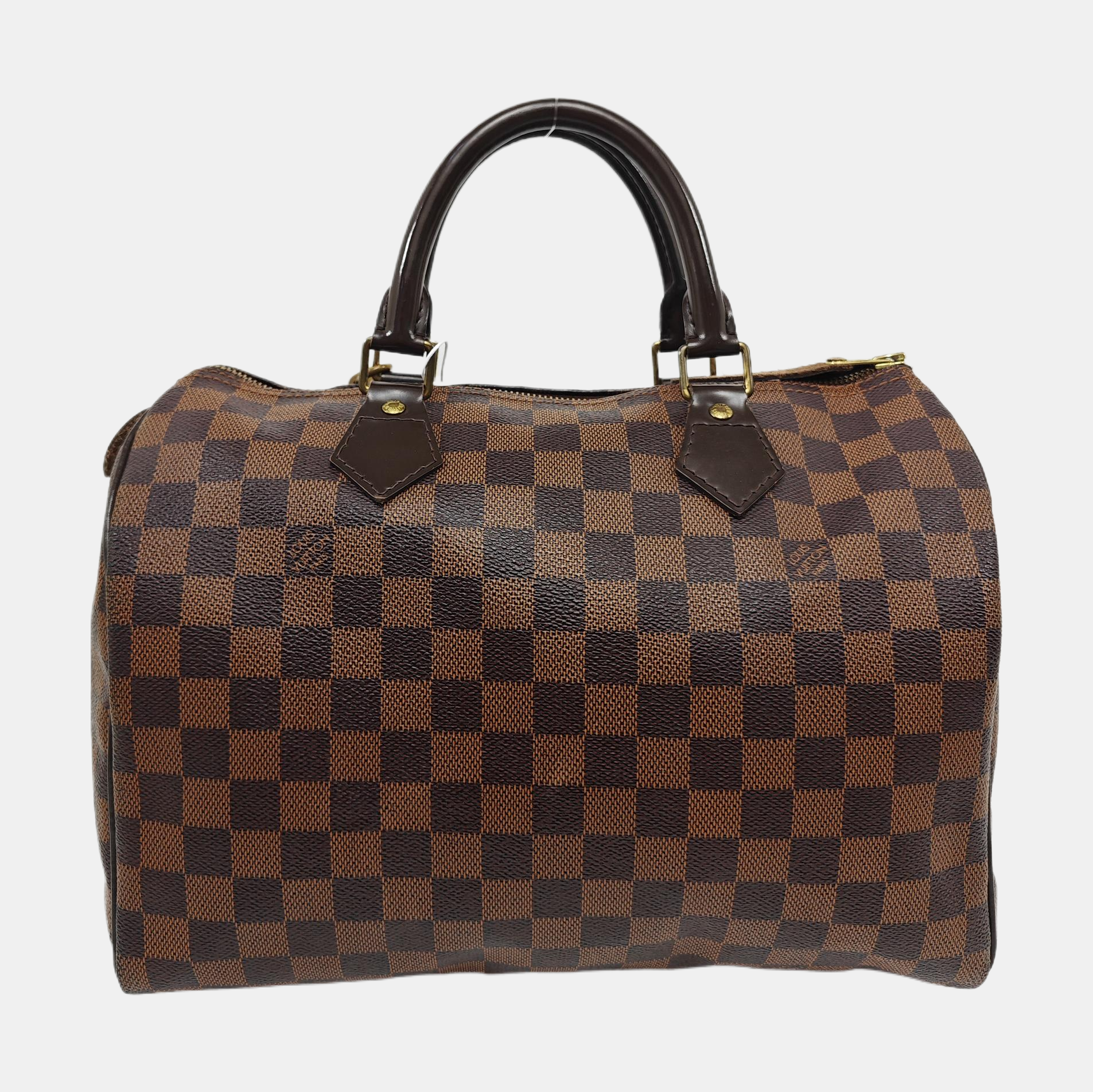 SPEEDY 30 Damier Ebene Coated Canvas Brown