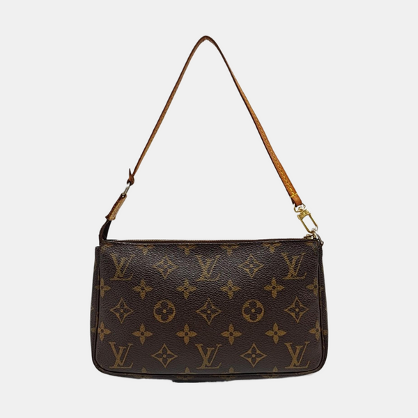ACCESSOIRES Monogram Coated Canvas Brown