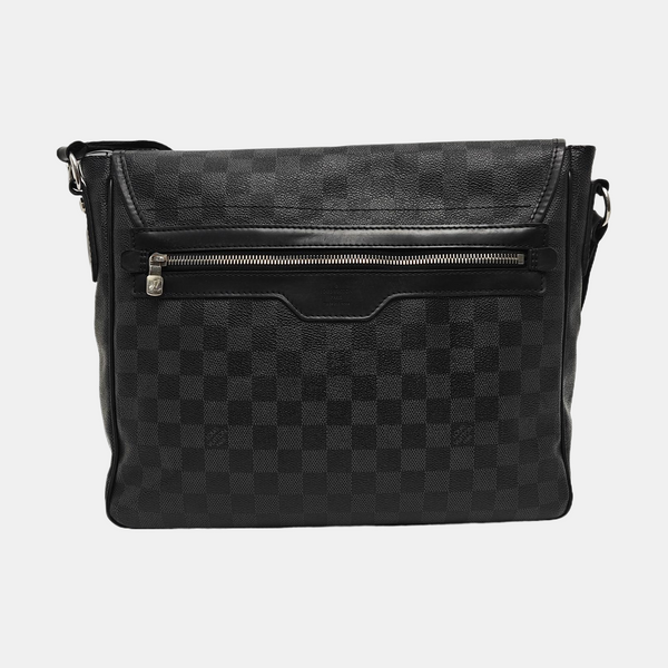 DANIEL MM Damier Graphite Coated Canvas Gray