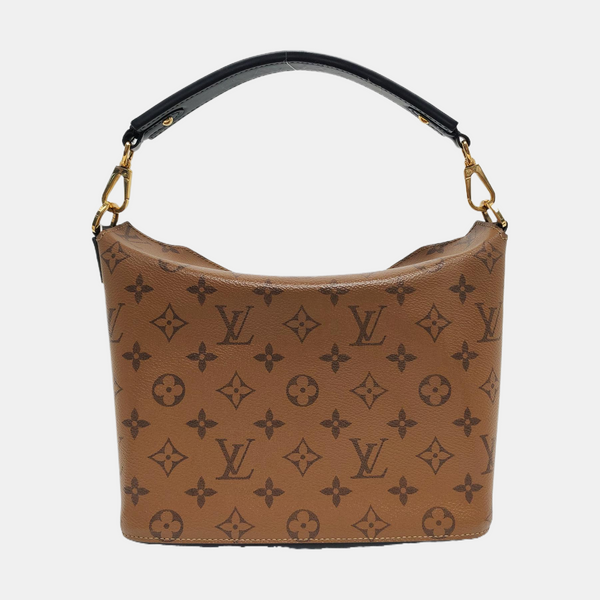 BENTO BOX Monogram Coated Canvas Brown
